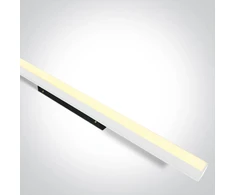 16W LED šviestuvas į magnetines sistemas MINI/MIDI, baltas, 3000/4000K, 48V, 120°, DALI, 42100BAL/W/V