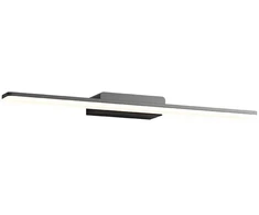 17,25W LED sieninis šviestuvas BARRIO, juodas, 3000K, IP44, 01-2502