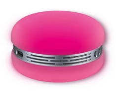 1,75W LED šviestuvas - garsiakalbis SMART MACARON, rožinis, su baterija, dimeriuojamas