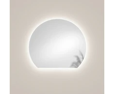 Sieninis šviestuvas 17,5W LED šviestuvas - veidrodis ALBA, sidabro sp., CCT, IP44