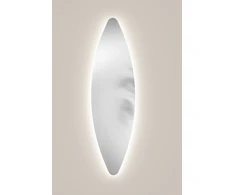 Sieninis šviestuvas 17,5W LED šviestuvas - veidrodis REM, sidabro sp., CCT, IP44