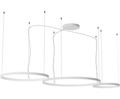 176W LED pakabinamas šviestuvas ORION, baltas, 2700/3000/4000K, dimeriuojamas, 01-3882