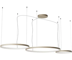 176W LED pakabinamas šviestuvas ORION, rusvas, 2700/3000/4000K, dimeriuojamas, 01-3883