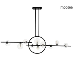 17W LED + 10xG9 pakabinamas šviestuvas ALURE LINE TWIN 120, juodas, 3000K, lemputės parduodamos atskirai