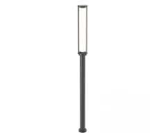 17W LED pastatomas lauko šviestuvas, grafito sp., 3000K, IP65, E348