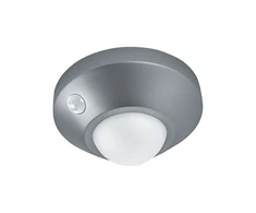 1,7W LED paviršinis šviestuvas NIGHTLUX, sidabro sp., 4000K, su baterija ir judesio davikliu