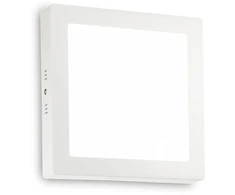 Lubinis šviestuvas 17W LED paviršinis šviestuvas UNIVERSAL SQUARE, baltas, 2700K, 342597