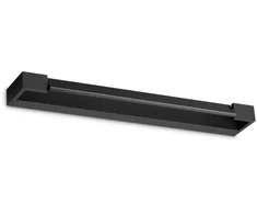 Ideal Lux 17W LED sieninis šviestuvas BALANCE, juodas, 3000K, 321554