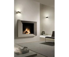 17W LED sieninis šviestuvas XAVIER, juodos/aukso sp., 3000K, 01-2381
