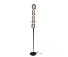 17W LED toršeras, matinės juodos/dūmų sp., 3000K, 23064