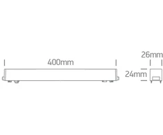 180W LED maitinimo šaltinis, skirtas magnetinei sistemai FLAT, 48V, IP20, 43006FC/B