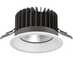 18,4W įleidžiamas šviestuvas BERYL NEW LED COMPACT O-2, baltas, 3000K, IP44
