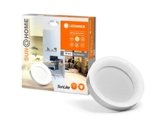 Lubinis šviestuvas 18,5W LED paviršinis šviestuvas SUNATHOME, sidabro sp., 2200-5000K, dimeriuojamas