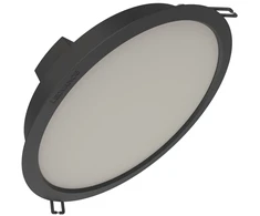 18W LED įleidžiama panelė DOWNLIGHT IP44 GEN2, juoda, 6500K, 100°