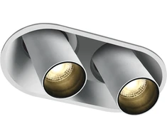 18W LED įleidžiamas šviestuvas, juodos/baltos sp., 2700/3000/4000K, 25364