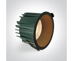 18W LED įleidžiamas vidaus/lauko šviestuvas, juodas, 3000/3500/4000K, IP65, 10118G/B/V