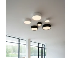 18W LED lubinis šviestuvas ALIS, juodas, 2700/4000K, IP44, P3998170N