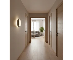 18W LED lubinis šviestuvas DINS, matinės juodos sp., 2700/3000/4000K, IP44, P0395172NL