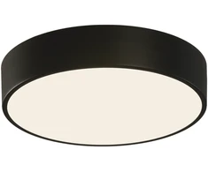 18W LED lubinis šviestuvas DINS, matinės juodos sp., 2700/3000/4000K, dimeriuojamas, IP44, P0395172NLDT