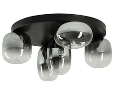 18W LED lubinis šviestuvas, juodos/pilkos sp., 3000K, 2616