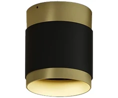 18W LED lubinis šviestuvas LUX, aukso/juodos sp., 3000K, P3989100ON