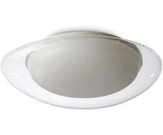 18W LED lubinis šviestuvas SQUISH, skaidrus, 3000K, 332413
