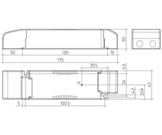 18W LED maitinimo šaltinis TRIDONIC LCA ONE4ALL, 24V, DALI/PUSH