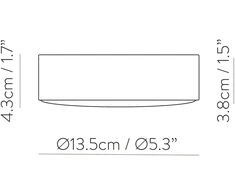 18W LED modulis, skirtas ventiliatoriui GREGAL, baltas, 3000/4000/6500K, dimeriuojamas, K2002030B