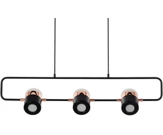 18W LED pakabinamas šviestuvas BLINK 3, juodos/vario sp., 3000K