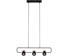 18W LED pakabinamas šviestuvas BLINK 3, juodos/vario sp., 3000K