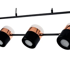 18W LED pakabinamas šviestuvas BLINK 3, juodos/vario sp., 3000K