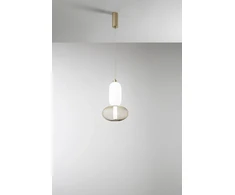 18W LED pakabinamas šviestuvas INKAS, aukso sp., CCT
