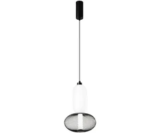 18W LED pakabinamas šviestuvas INKAS, juodas, CCT