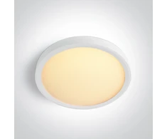Lubinis šviestuvas 18W LED paviršinis šviestuvas, baltos sp., 2800/3300/4000K, 230mm, UGR19, 62020BU/W/V