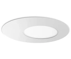 Lubinis šviestuvas Ideal Lux 18W LED paviršinis šviestuvas IRIDE, baltas, 3000K, dimeriuojamas, 312491