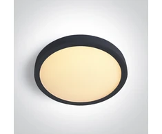 Lubinis šviestuvas 18W LED paviršinis šviestuvas, juodos sp., 2800/3300/4000K, 230mm, UGR19, 62020BU/B/V