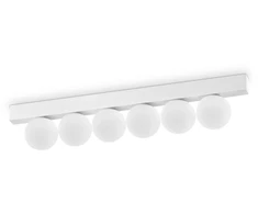 Lubinis šviestuvas Ideal Lux 18W LED paviršinis šviestuvas PING PONG, baltas, 3000K, 328256