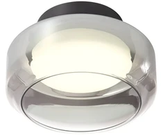 Lubinis šviestuvas 18W LED paviršinis šviestuvas SOLERA, juodos/baltos/dūmų sp., 3000/4000K, 01-3588