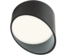 Lubinis šviestuvas 18W LED paviršinis šviestuvas UTO, matinės juodos sp., 3000K, 01-1630