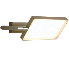 18W LED sieninis šviestuvas BOOK, aukso sp.