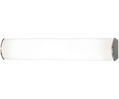 Sieninis šviestuvas 18W LED sieninis veidrodžio šviestuvas ALDO, chromo/baltos sp., 3000/4000K, IP44, A3432170C