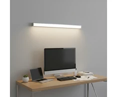 Sieninis šviestuvas 18W LED sieninis veidrodžio šviestuvas TAVI, juodas, 3000/4000K, IP44, A3850070N