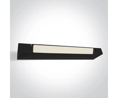 Sieninis šviestuvas 18W LED sieninis vonios šviestuvas, juodas, 3000/3500/4000K, IP44, 38118C/B/V
