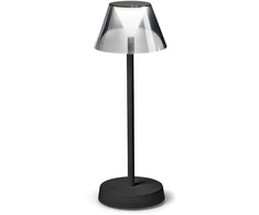 1,8W LED stalo šviestuvas LOLITA, juodas, 3000K, dimeriuojamas, IP54, 286716