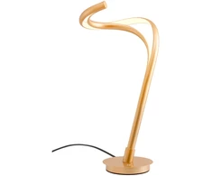 18W LED stalo šviestuvas TEMPEST, matinės aukso sp., 3000K, dimeriuojamas, 01-3604