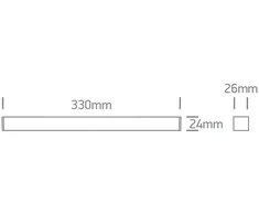 18W LED šviestuvas į magnetines sistemas FLAT, juodas, 3000/4000/5000K, 48V, 24°, 43102FC/B/V
