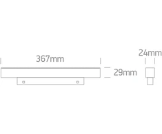 18W LED šviestuvas į magnetines sistemas MINI/MIDI, baltas, 3000/3500/4000K, 48V, 50°, 42112BA/W/V