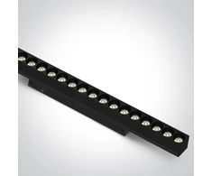 18W LED šviestuvas į magnetines sistemas MINI/MIDI, juodas, 3000/3500/4000K, 48V, 50° , 42112BA/B/V