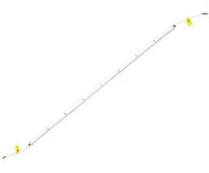 18W LED šviestuvas, montuojamas į NOVO bėgelį, baltas, 48V, 3000K, IP65, 02/1202-2