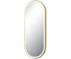 Sieninis šviestuvas 18W LED šviestuvas - veidrodis, anoduoto aukso sp., 3000/4000K, dimeriuojamas, IP44, 25386
